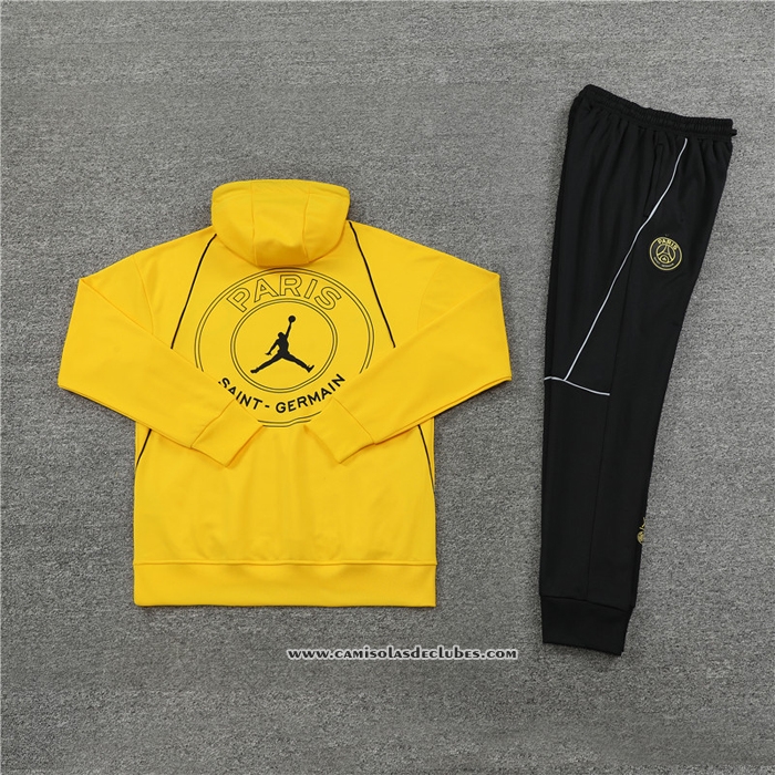 Fato de Treino Hoodie
 Paris Saint-Germain Jordan 2023 Crianca
 Amarelo
